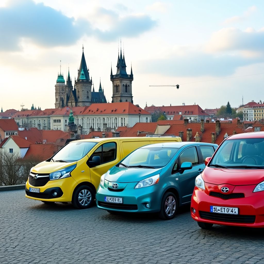 Elektrická flotila v Praze